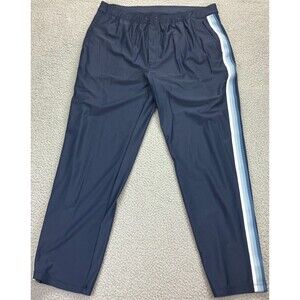 G/FORE Navy Track Pants with White Stripe